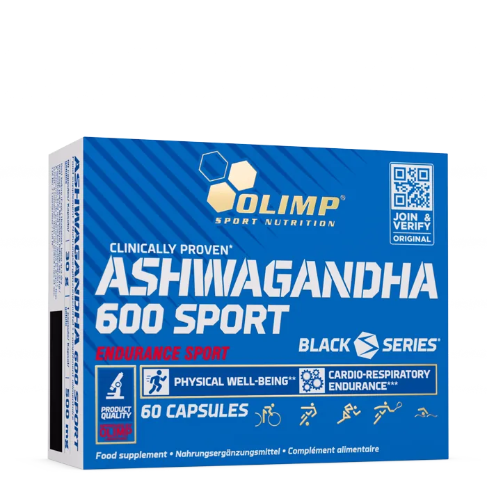 Ashwagandha 600 Sport 60 kapslar — adaptogen för stress och återhämtning