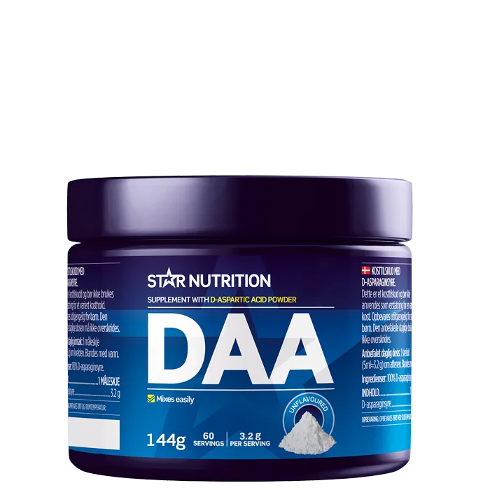 D-Aspartic Acid Aminosyror 144 g pulver — DAA