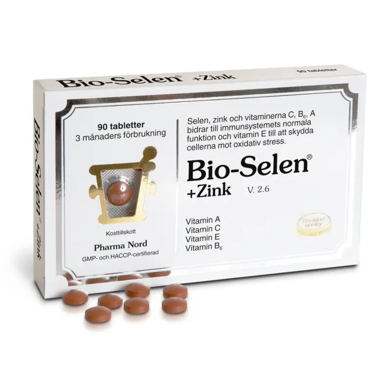 Pharma Nord Bio-Selen+Zink 90 tabletter