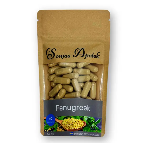 Bockhornsklöver Fenugreek kapslar från Sonjas Apotek