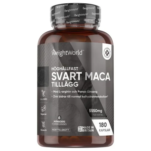 WeightWorld Maca Komplex 5550 mg 180 kapslar